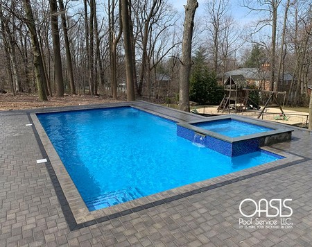 Pool Installation and Entire Backyard Renovation in Allendale, NJ